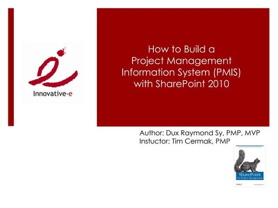 Sp2010 pmis distribution