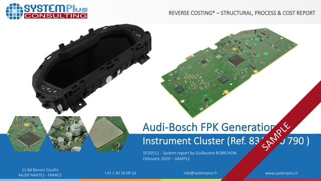 Audi-Bosch FPK Generation 2 Instrument Cluster