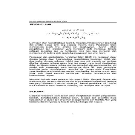 Sp%20 pendidikan%20islam%20kbsm