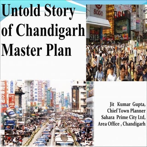 Untold story of chandigarh
