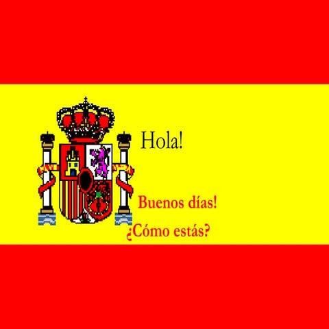 Spaanse Presentatie Buenos días!   ¿Cómo estás?