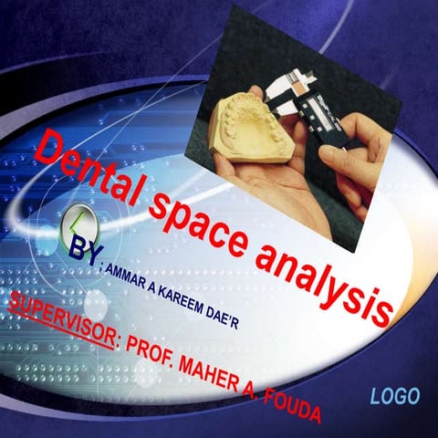 Orthodontic space analysis