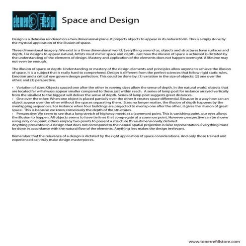 Balance in design the most fundamental element of the arts | PDF