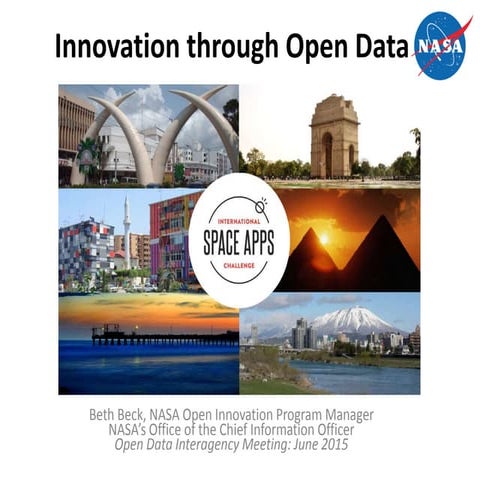Open Data Interagency Meeting: Space Apps 2015 Debrief