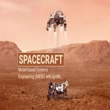 NASA Spacecraft MBSE with SysML (Missions to Mars)