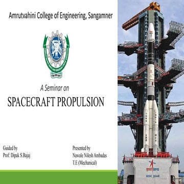 Spacecraft Propulsion