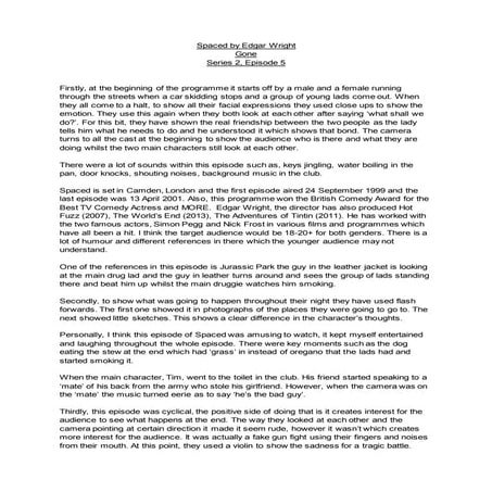 Spaced By Edgar Wright