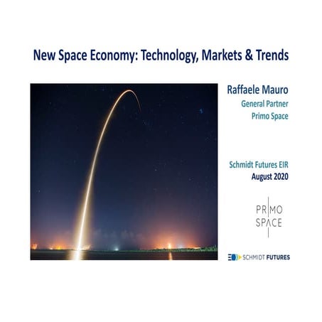 New Space economy: Technology, Markets & Trends