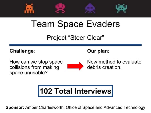 Space Evaders Lessons Learned H4Dip...