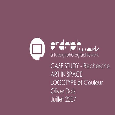 Case Study Art in Space branding, logo design and web design