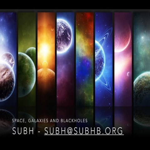 Space, Galaxies & Blackholes