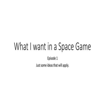 Space game concepts 1