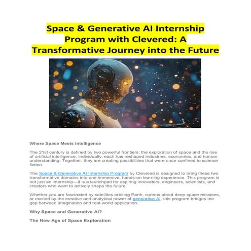 ARTIFICIAL intelligence technique for space exploration TECHNICAL ...