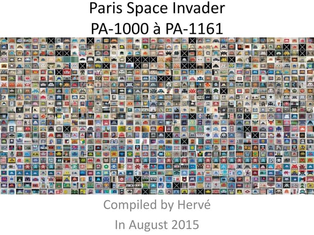 Space Invaders Paris from PA-1000 to PA_1199