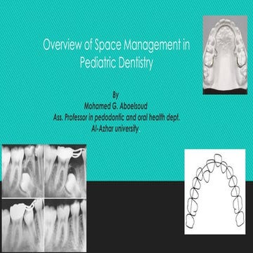 Space Management in Pediatric Dentistry.pptx