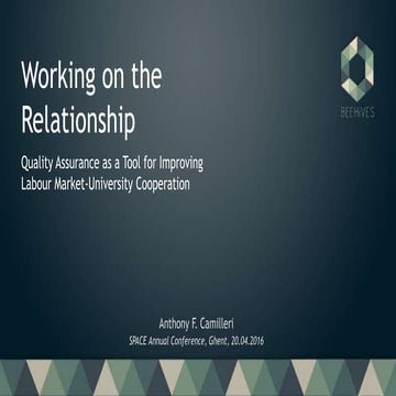 Working on the Relationship: Quality Assurance as a Tool for Improving Labour...