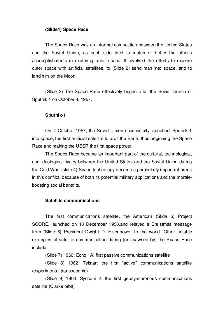 space race research paper thesis