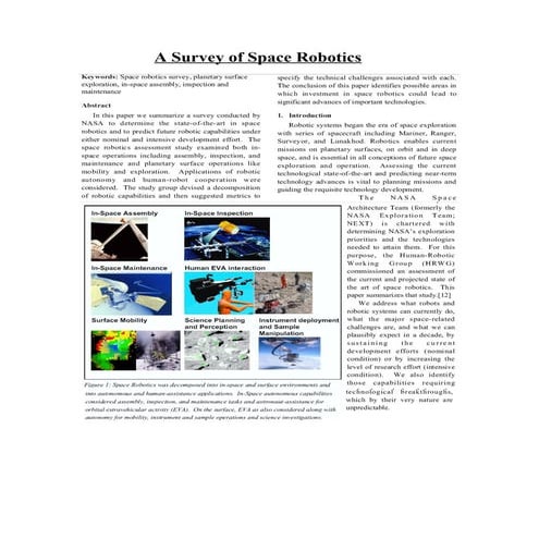 Space robotics