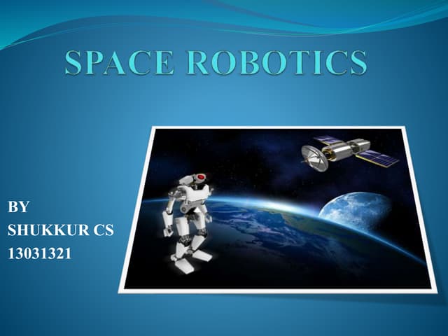 Space robotics