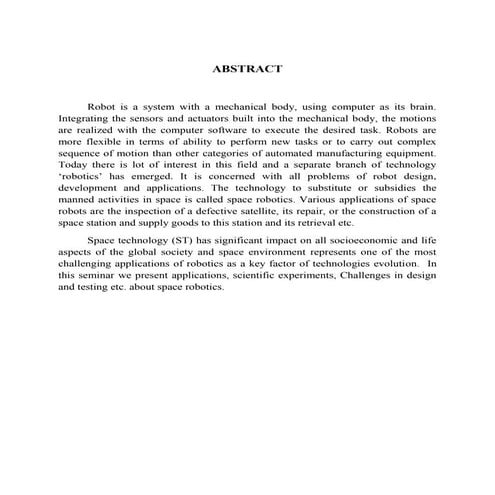 Space robotics pdf by salim malik