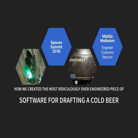 Software for drafting a cold beer