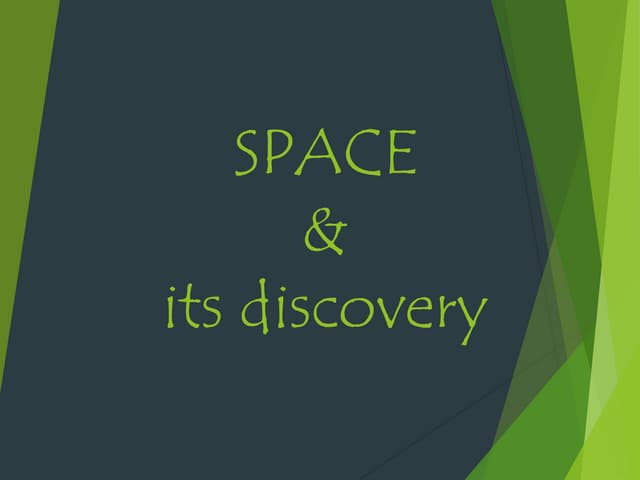 Space technology 