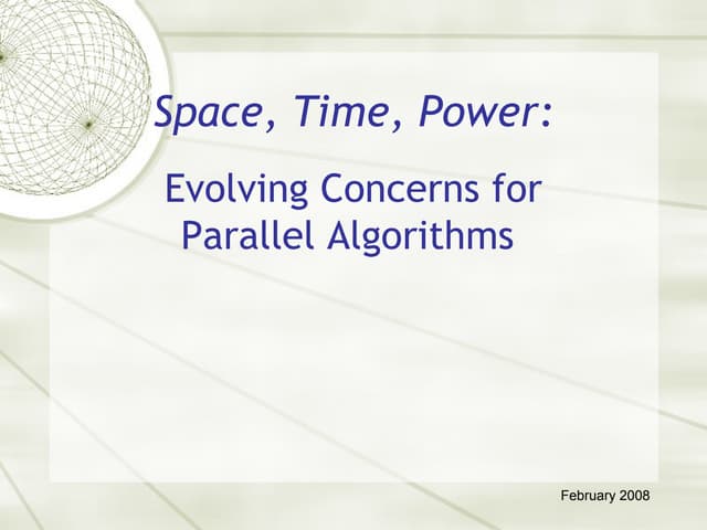 Space time & power.
