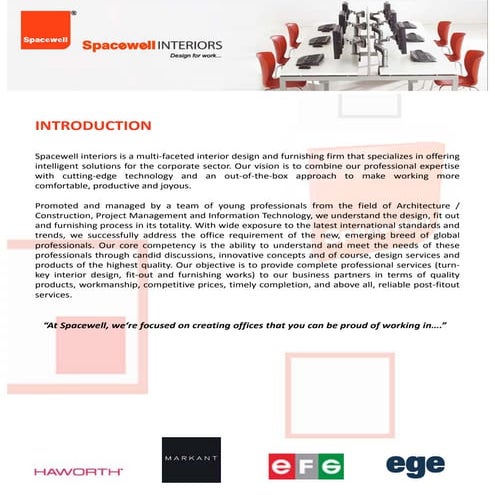 Spacewell Introduction