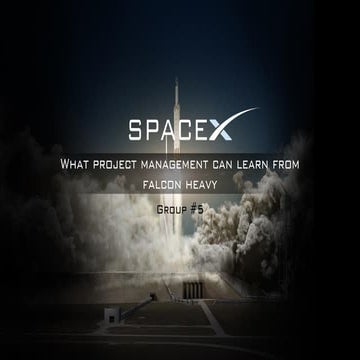 What project management can learn from Falcon Heavy launch
