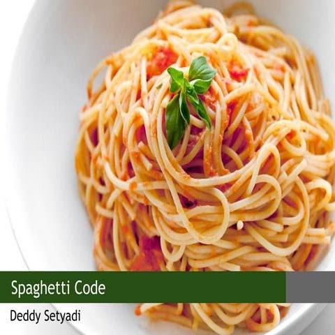 Spaghetti code | PDF