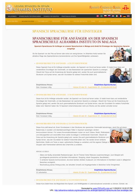 Spanisch fur anfanger Spanischsprac...