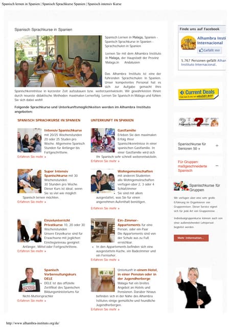 Spanisch lernen in Spanien :: Spani...