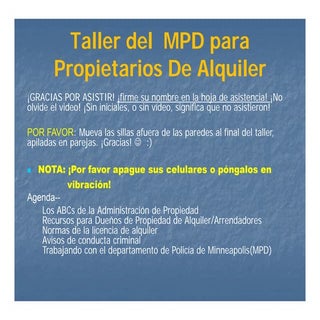 Spanish Rental Property Owner Works...