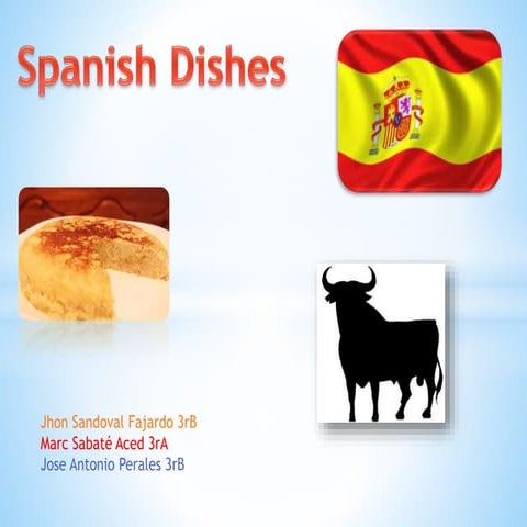 Spanish dishes 