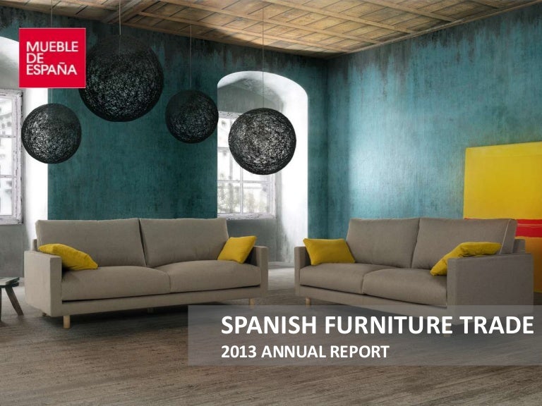 Spanish furniture trade annual report 2013