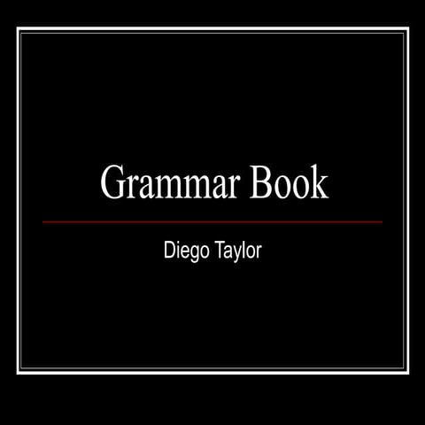 Spanish grammer book