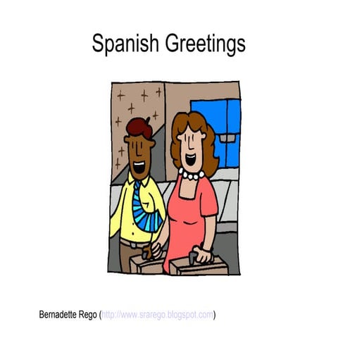 Spanish greetings