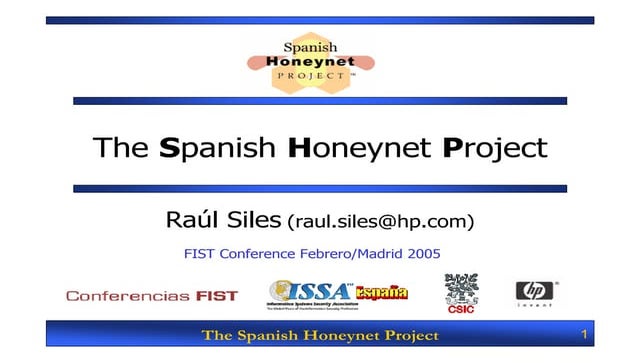 Spanish Honeynet Project