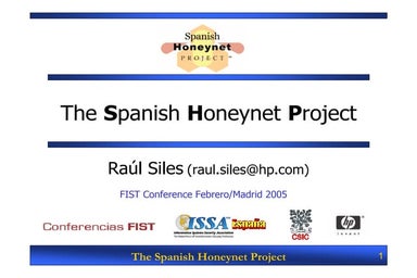 Spanish Honeynet Project