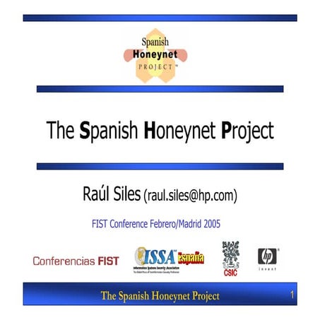 Spanish Honeynet Project