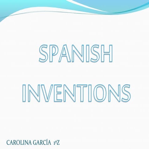 Spanish inventions