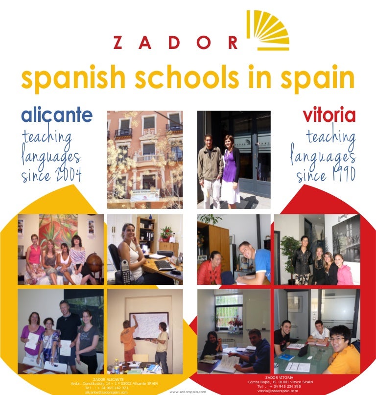 Spanish Schools in Spain