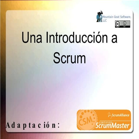 Spanish Redistributable Intro To Scrum