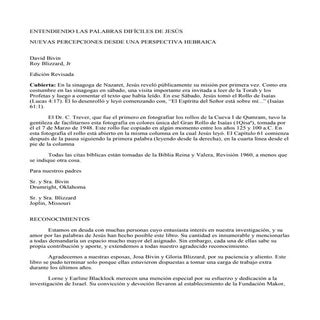 Hebraismos en el Nuevo Testamento