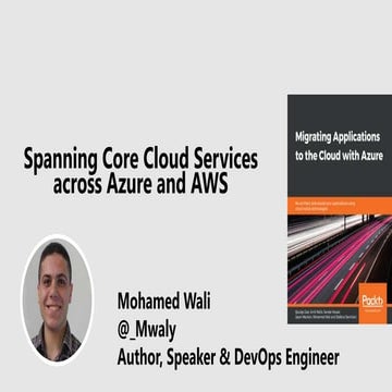 Spanning cloud services across azure and aws
