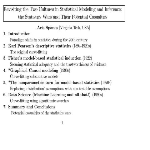 Revisiting the Two Cultures in Statistical Modeling and Inference as they rel...