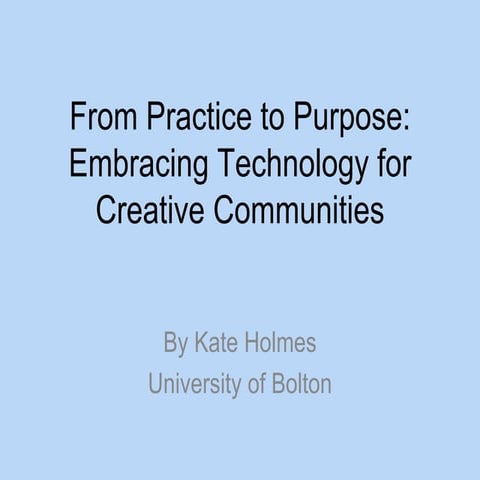 Sparc2012 presentation