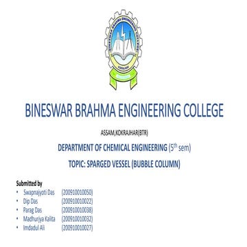 Sparged Vessel Presentation 5th Sem.pptx