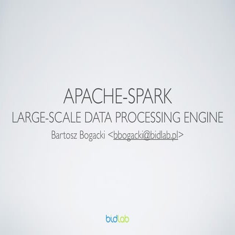 Introduction to Apache Spark / PUT 06.2014