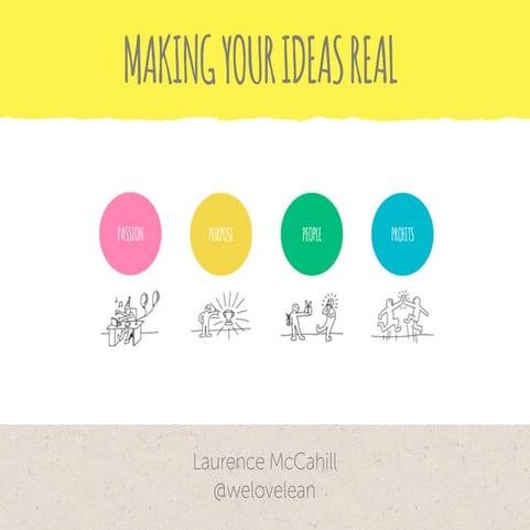 Making ideas real (and building a case for them internally) 